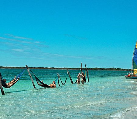 Redes na Lagoa de Jericoacoara