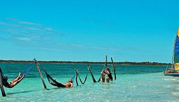 Redes na Lagoa de Jericoacoara